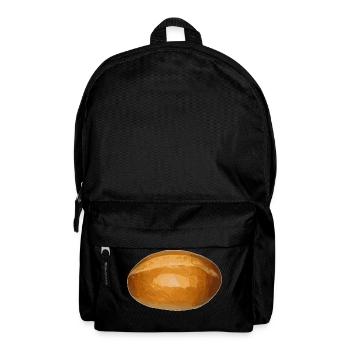 bread brooches crossaint bakery baguette bread bu - Backpack - black - Front
