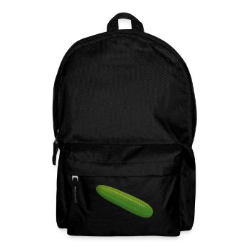 Gurke - Rucksack - Schwarz - Vorne