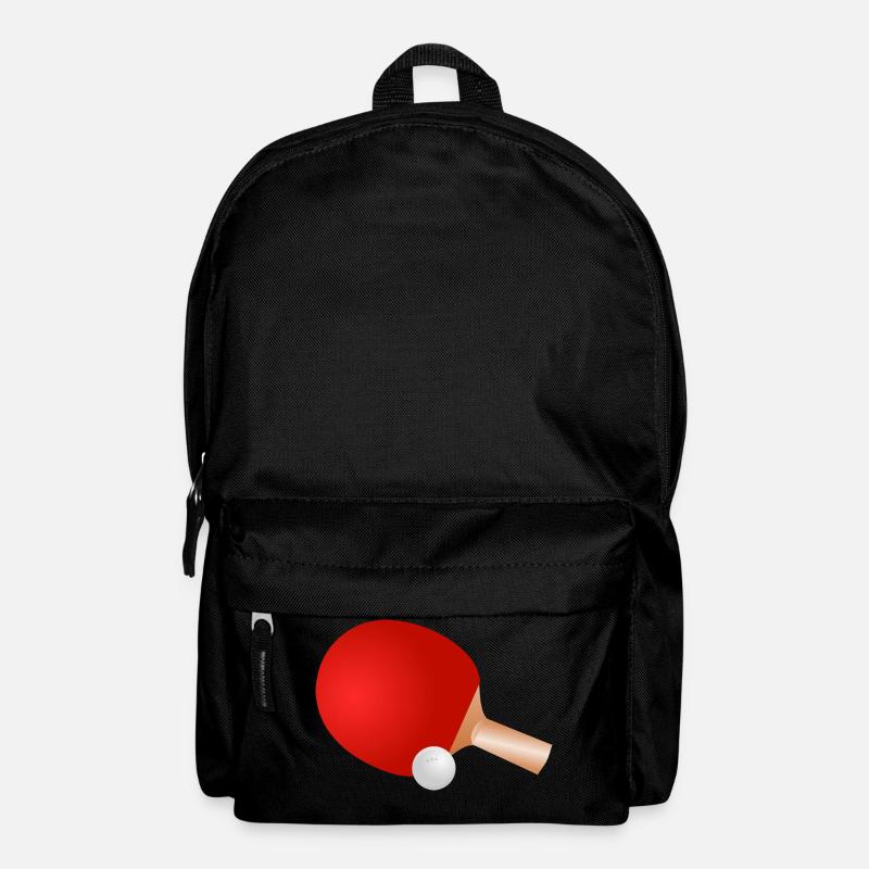 Tischtennisschläger - Rucksack - Schwarz