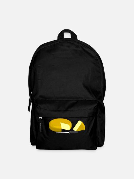 souris souris sandwich pizza au fromage Kaese food27 - Sac à dos - noir