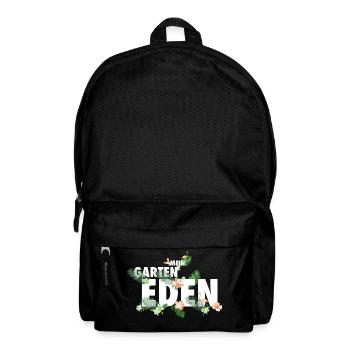 Flamingo Garten Eden Paradise - Rucksack - Schwarz - Vorne