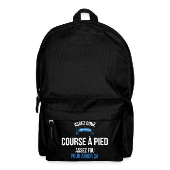 Course à pied assez doué fou homme - Sac à dos - noir - Devant