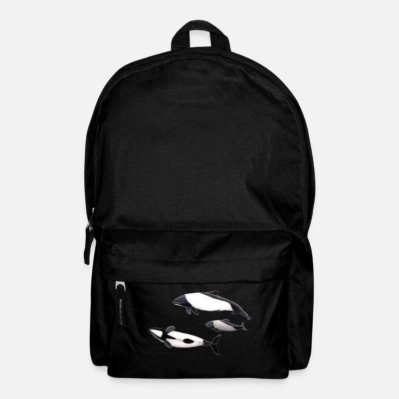Dolphin of Commerson - Tonina - Commerson's dolphin - Backpack - black