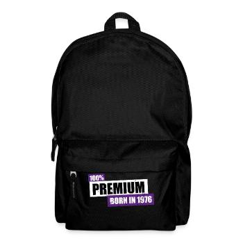 1976 100 Prime - Anniversaire bday né - Sac à dos - noir - Devant