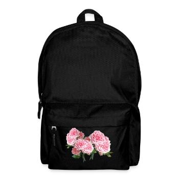 roses roses flowers flowers garden garden3 - Backpack - black - Front