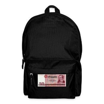 50 Markschein der DDR - Rucksack - Schwarz - Vorne