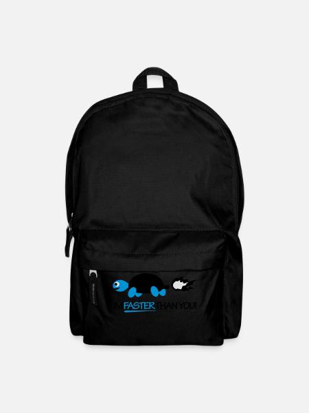 Turtle - Im faster than you! - Rucksack - Schwarz