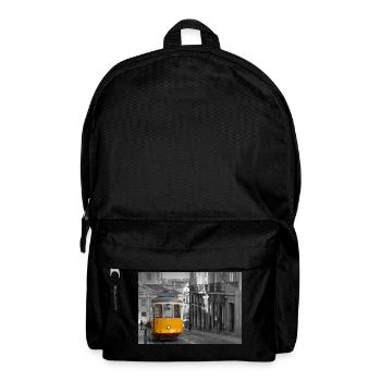 Lissabon Straßenbahn - Rucksack - Schwarz - Vorne