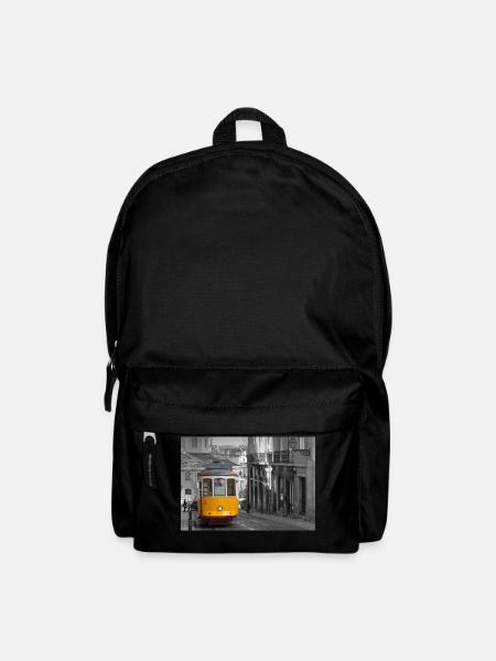 Lissabon Straßenbahn - Rucksack - Schwarz