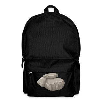 bergarbeiter miner bergwerk mine coal kohle23 - Rucksack - Schwarz - Vorne