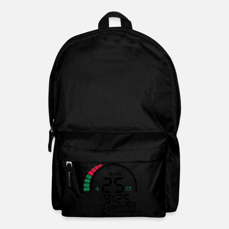 Jahre 25 Jahre Jubiläum Meter - Rucksack - Schwarz