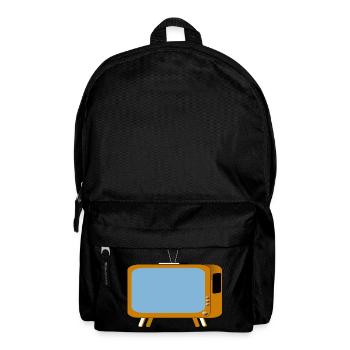 monitor television fernseher tv flatscreen compute - Rucksack - Schwarz - Vorne