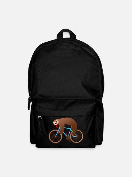 Faultier T-Shirt Geschenk Idee Geburtstag Lustig - Rucksack - Schwarz