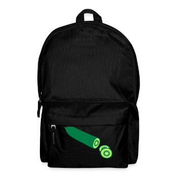 Gurke - Rucksack - Schwarz - Vorne