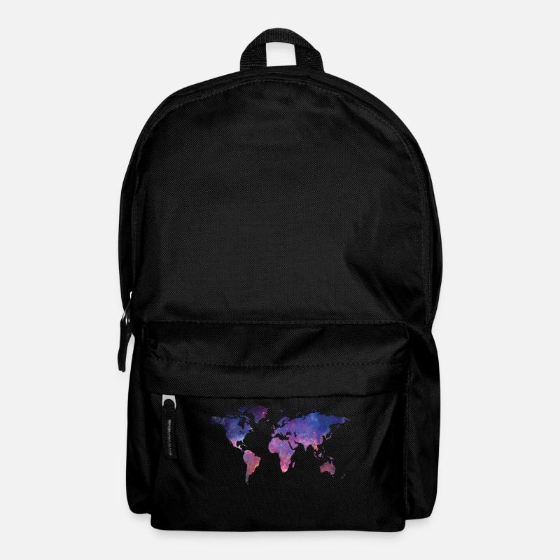 La Terre de nuit - Sac à dos - noir