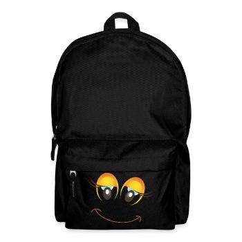Enthousiaste idée cadeau femme Smiley - Sac à dos - noir - Devant