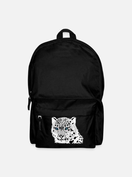 snow leopard - Backpack - black