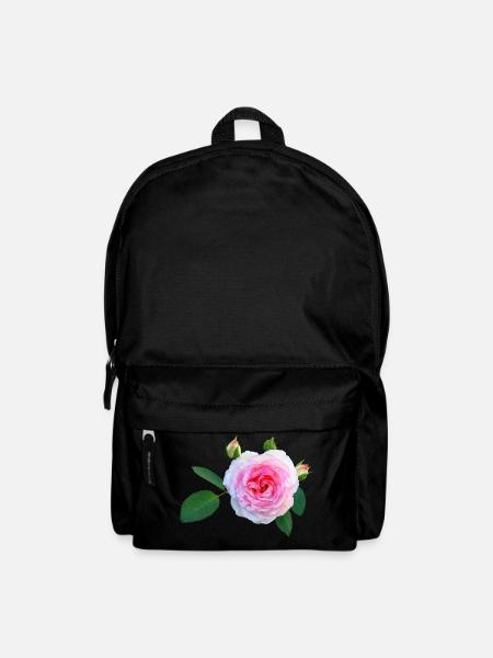 daffodils roses rosen blumen flowers tulips tulpen - Rucksack - Schwarz