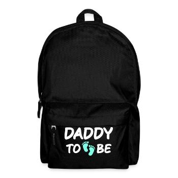 daddy to be gifts for expectant fathers daddy blue - Backpack - black - Front