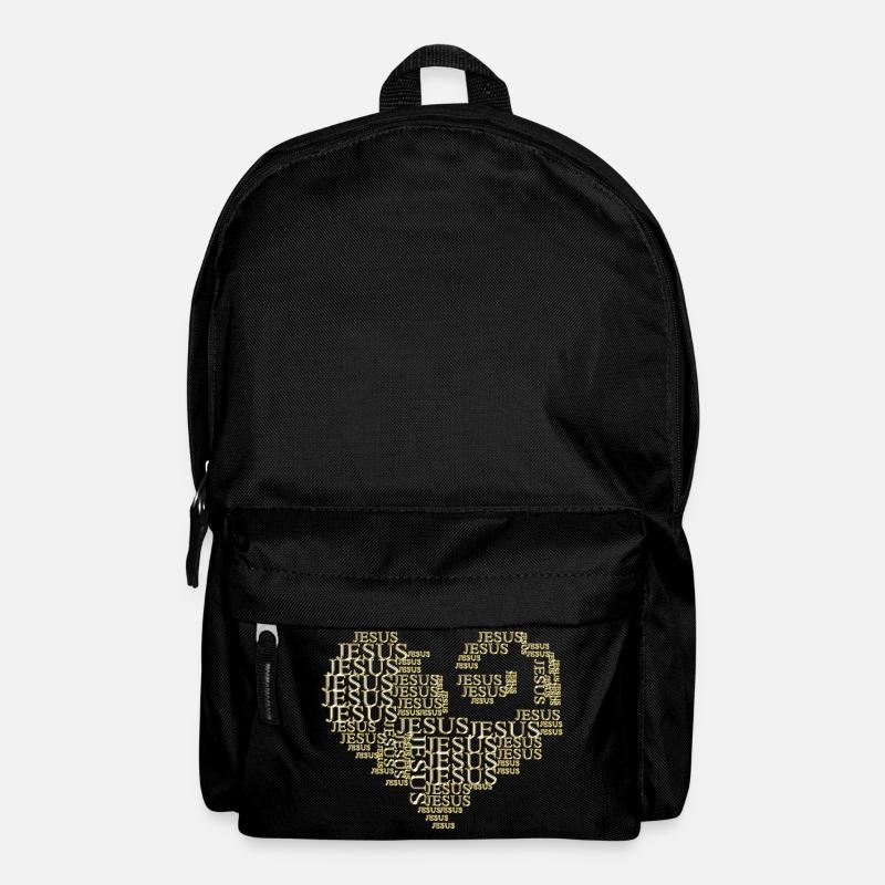 LOVE JESUS - Heart - Rucksack - Schwarz