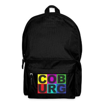COBURG coloré - Sac à dos - noir - Devant