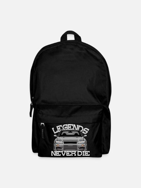 Skyline R34 legends never die - Backpack - black