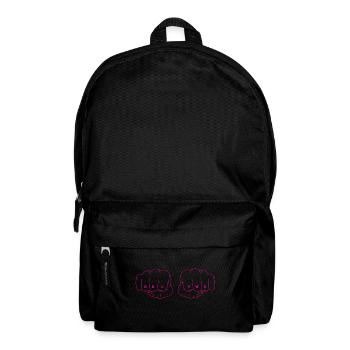 Girl power strong woman - Backpack - black - Front
