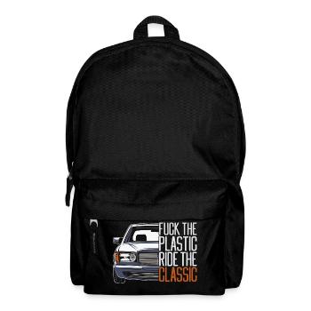 FTP Style Retro Car Classic Silhouette - Backpack - black - Front
