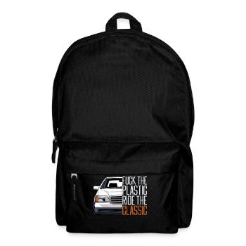 ftp style retro car classic silhoeutte - Rucksack - Schwarz - Vorne