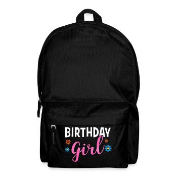 Birthday girl - Backpack - black - Front