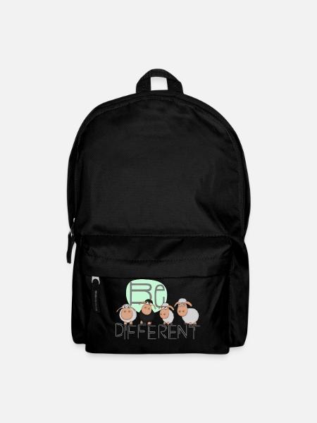 Be different: Special sheep - funny sheep - Backpack - black