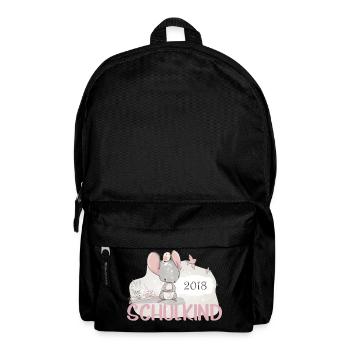 Schoolchild 2018 schooling mouse girl - Backpack - black - Front