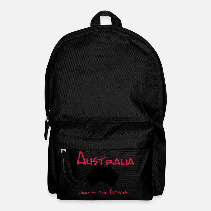 Australien - Rucksack - Schwarz