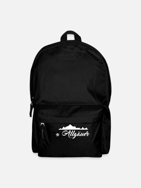 Allgäuer Design Weiß - Rucksack - Schwarz