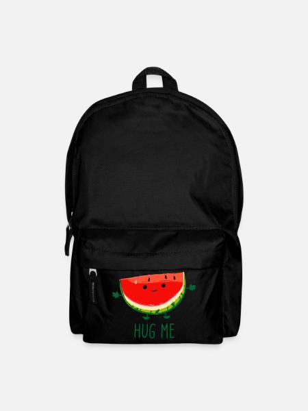 Lustige Melone - Rucksack - Schwarz