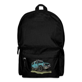 Englische Geländewagen Offroad Ikone - Ninety - Rucksack - Schwarz - Vorne