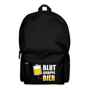 Blutgruppe Bier Biertrinker DNA JGA Biere Alkohol - Rucksack - Schwarz - Vorne