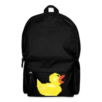 Duck duck pixel retro optics gift poison - Backpack - black - Front