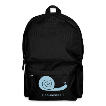 schnegge snail reptile snail darling sweetheart - Backpack - black - Front
