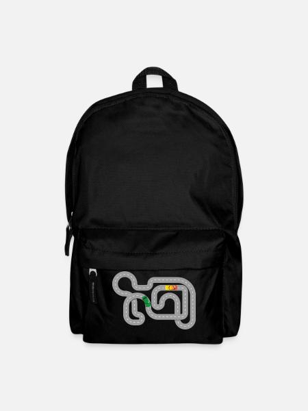 Racing cars - slotcar - Backpack - black