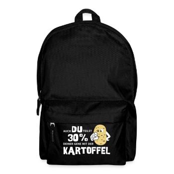 Kartoffel Gene - Rucksack - Schwarz - Vorne