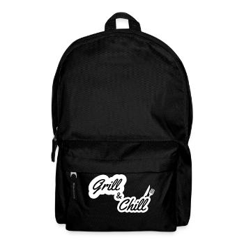 griller et refroidir | Griller | Été | amusement - Sac à dos - noir - Devant