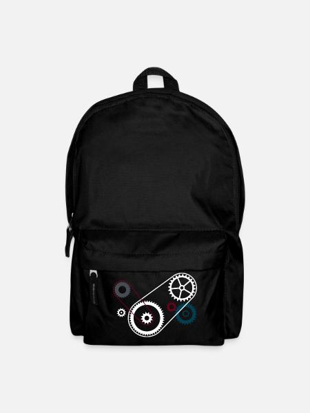 Gears gearbox engine block - Backpack - black