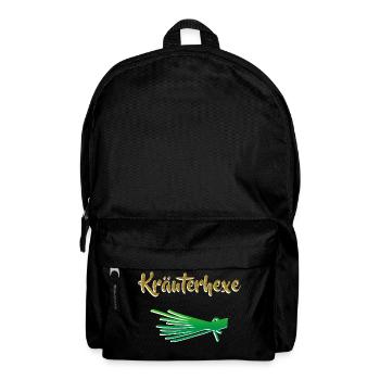 Kräuterhexe Kräuter Garten - Rucksack - Schwarz - Vorne