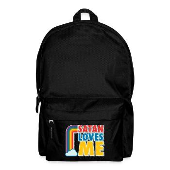 Satan Amour Religion Athéisme Athéisme Don - Sac à dos - noir - Devant