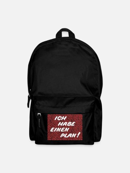 Kult - Ich habe einen Plan! - DDR TV - Rucksack - Schwarz
