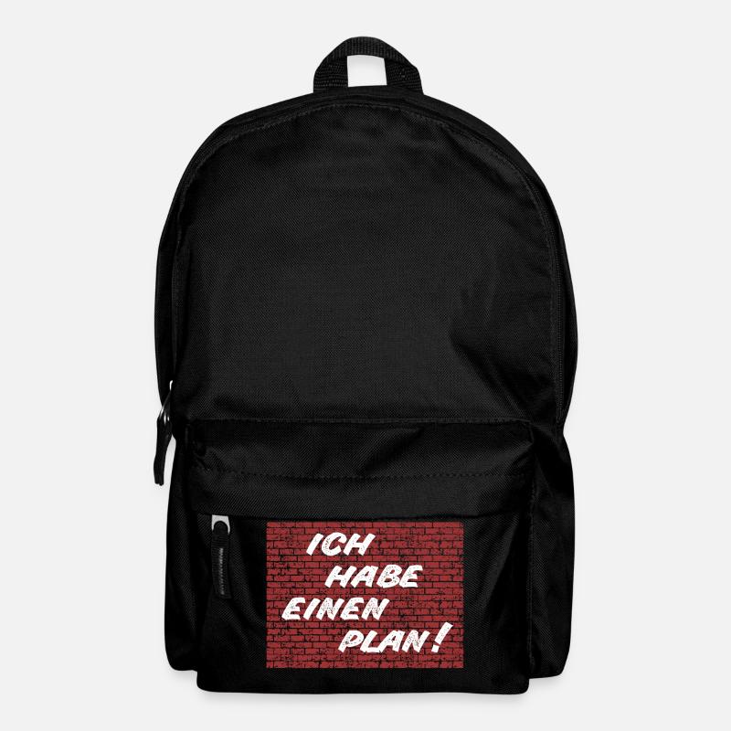 Kult - Ich habe einen Plan! - DDR TV - Rucksack - Schwarz