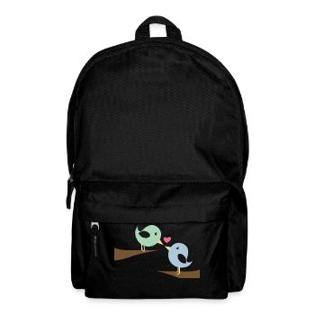 Amoureux des oiseaux - Sac à dos - noir - Devant