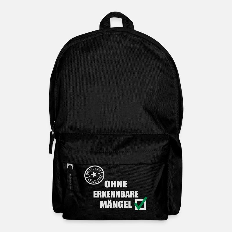 Oldies Gütesiegel geprüfte Qualität Geburtstag - Rucksack - Schwarz