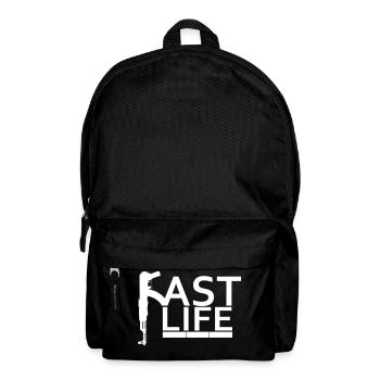 Fast Life - Rucksack - Schwarz - Vorne